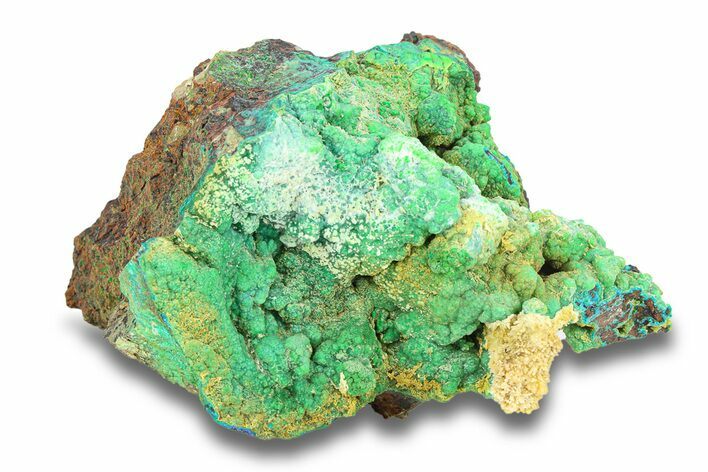 Forest Green Conichalcite on Chrysocolla - Namibia #285062